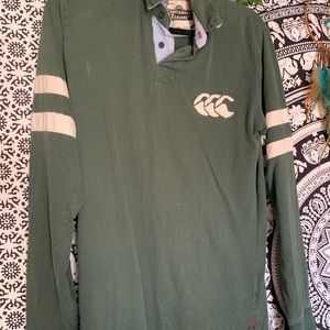 Thrifted Green Long Sleeve shirt